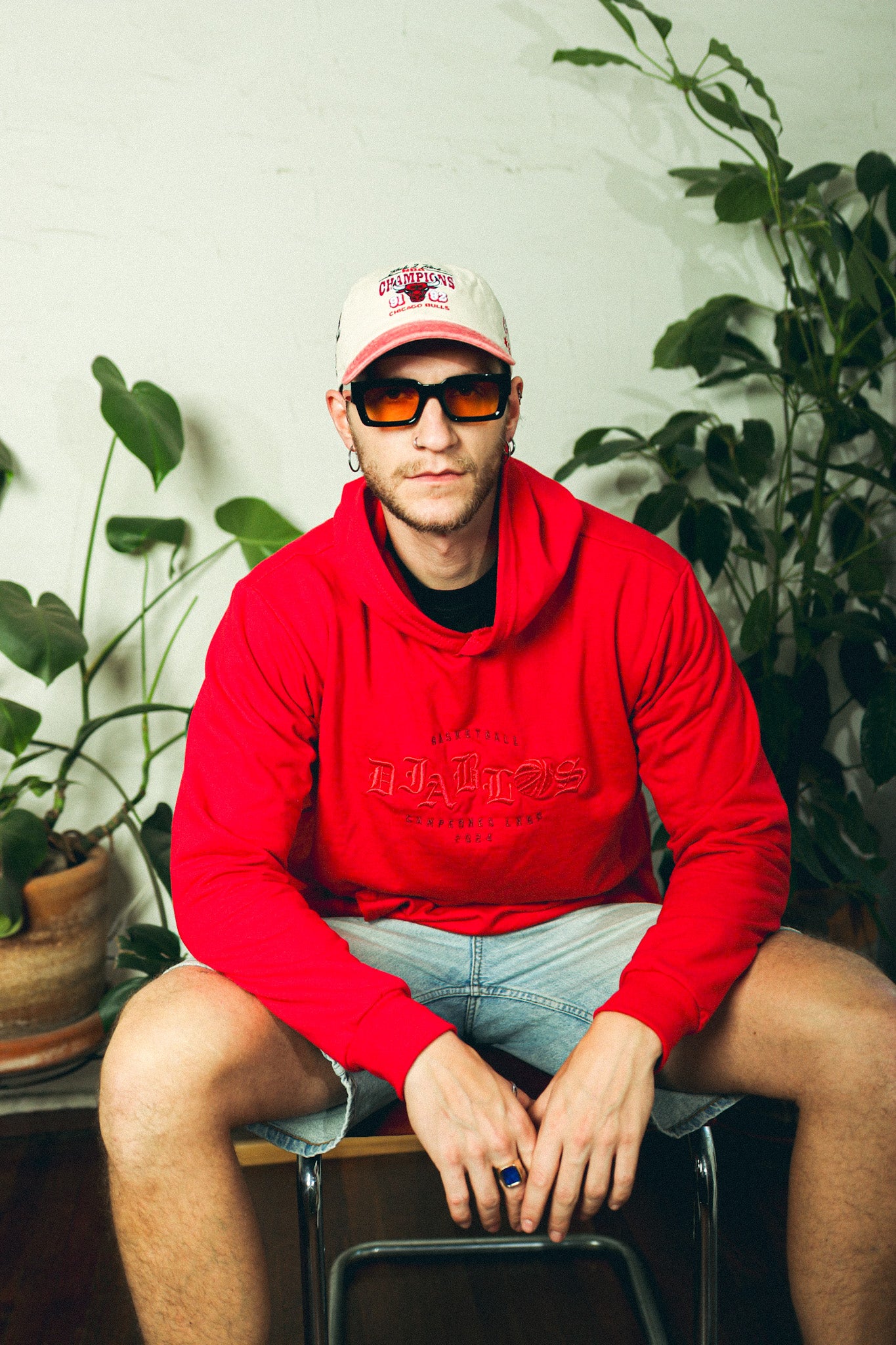 Diablos Basketball Red Hoodie