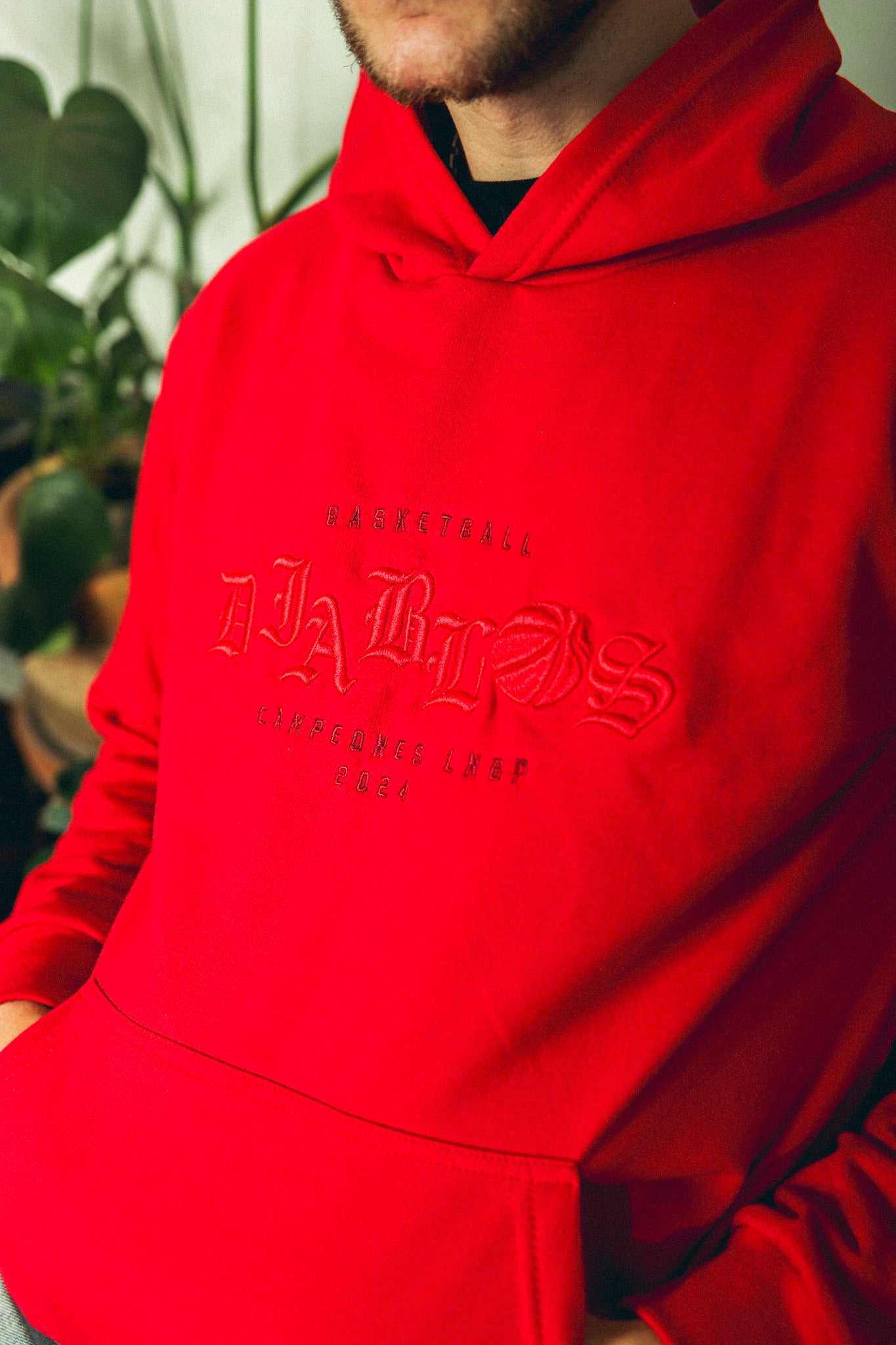Diablos Basketball Red Hoodie